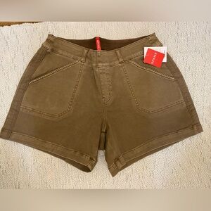 Spanx twill shorts